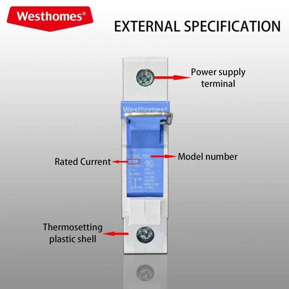 Westhomes WSH3-100 Series Industrial Isolator Switch