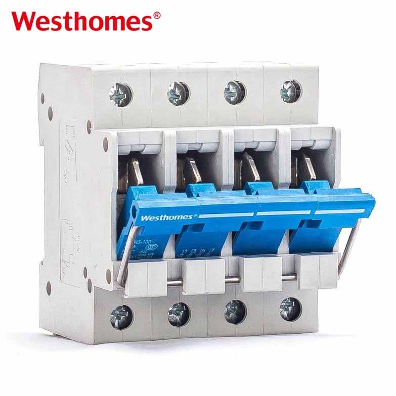 Small Isolator Switch Single Pole 4P Small Isolator Switch Single Pole 4P