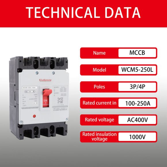 WCM5-250 Remote Control MCCB