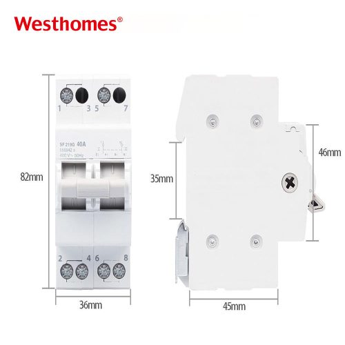 230V 2P 40A Din Rail Transfer Switch