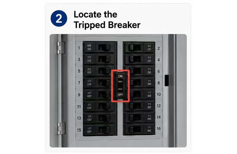 Locate the Tripped Breaker