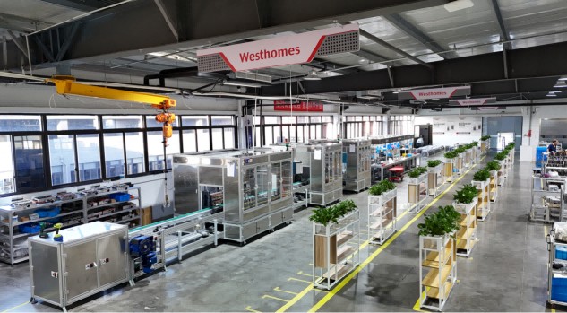 Two Decades of Evolution Westhomes factory evolution from workshop to modern manufacturing campus over two decades